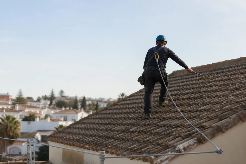 inspeccion tecnica cubierta, imagen editorial sobre soluciones energéticas